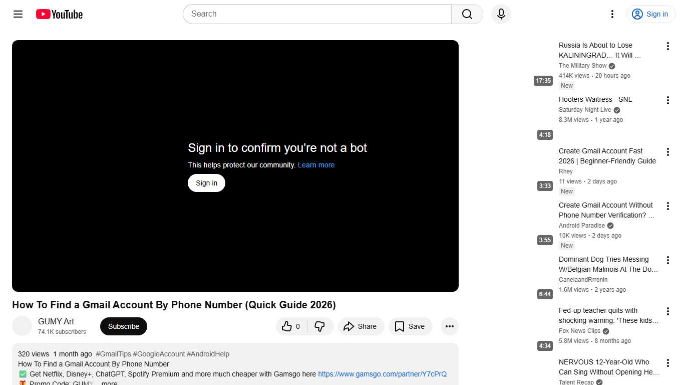 How To Find a Gmail Account By Phone Number (Quick Guide 2026) - YouTube